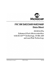 DataSheet PIC18F2685 pdf